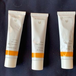 Lot of 3 Dr. Hauschka Rose Day Cream 30ml—sealed.